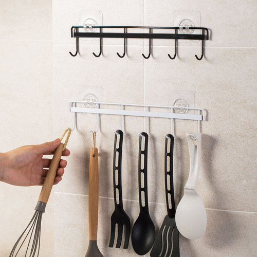 Hook strong adhesive wall hanging bathroom kitchen punch-free towel bathroom stainless steel hanger hook