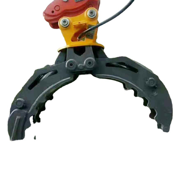 100挖掘机抓石器 挖机抓钢器 液压抓 360度旋转 出口品质