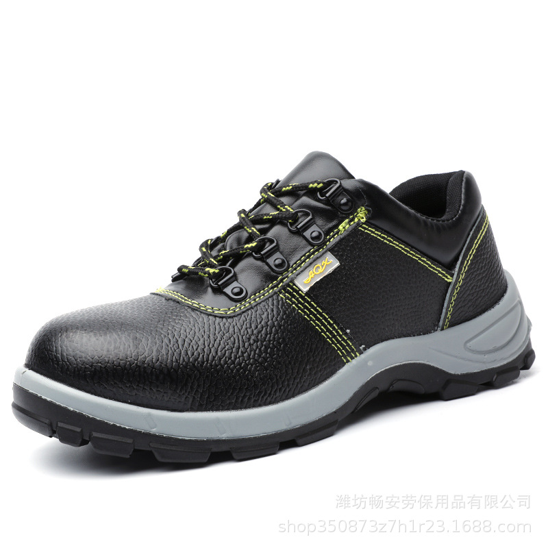 Zapatos de Seguridad Industrial Anti-Impacto y Anti-Perforación de Piel de Vaca con Puntera de Acero para Construcción image 5