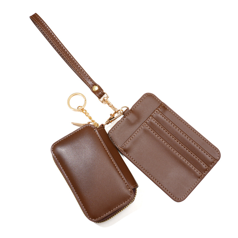 両用モデル!キーバッグ カードホルダーセット INSスタイル 韓国 シンプル レディース ウォレット カードホルダー 在庫あり PURSE|undefined