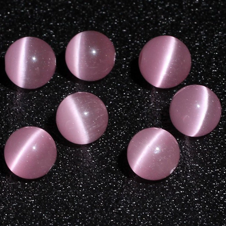 Jiashi Pink Cat Eye Stone San бусины для diy украшений Та же модель
