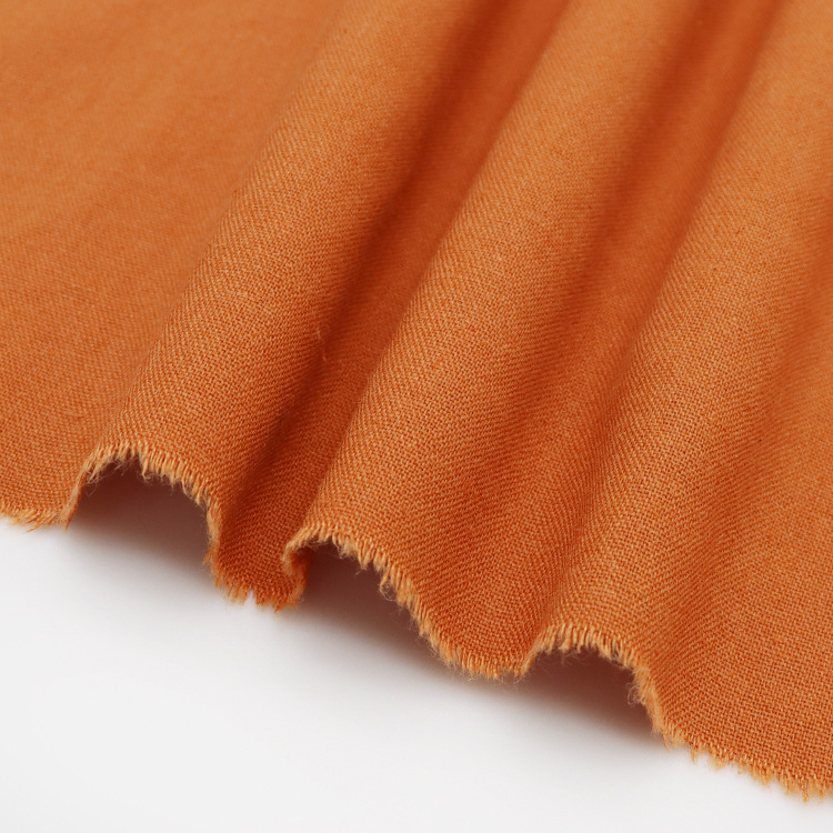 Tela de ropa de algodón y lino, stock listo, 212g, vestido camisero liso, tela de algodón de lino de 11x11 unidades