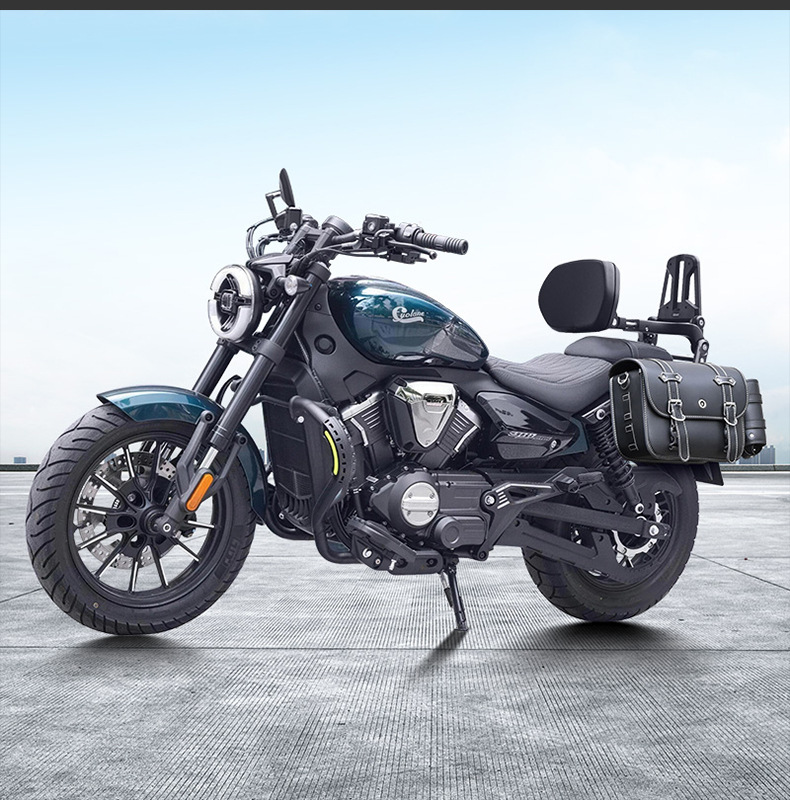 Suitable for Zongshen Cyclone Aqs250 Bumper Folding Backrest Quick-Release Side Bag Rear Rack Rear Backrest Modification Parts