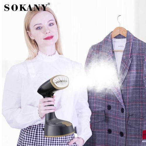 Cross-border foreign trade SOKANY3065 household ironing and brushing handheld hanging iron, foldable ironing clothes ironing and brushing order