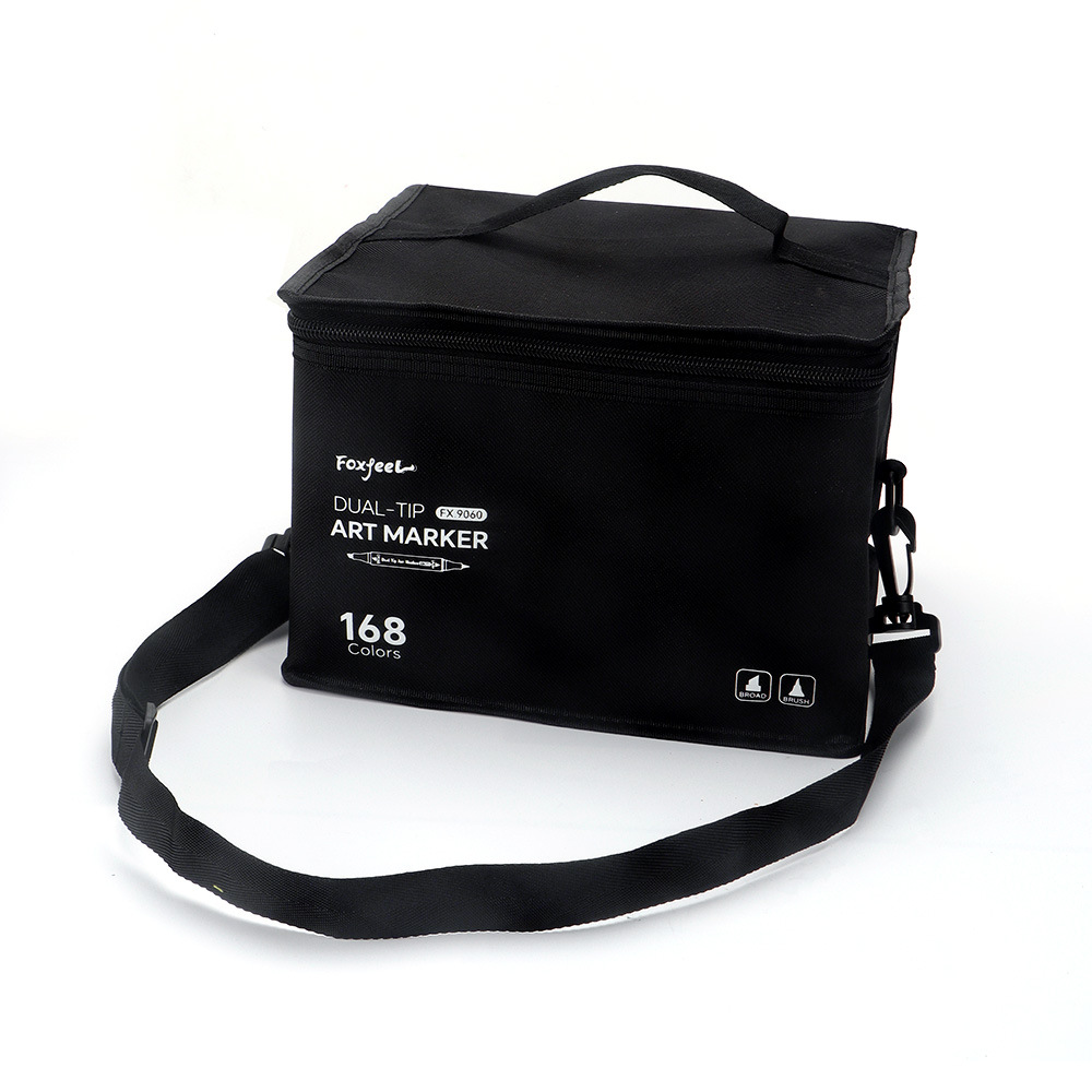 216 colores transfronterizos bolsas negras marcadores aceitosos marcadores de doble cabeza estudiantes dibujan grandes bolígrafos de color en stock