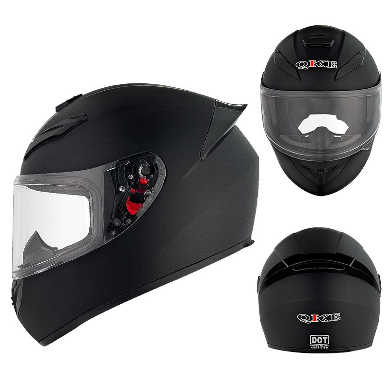 Cascos de Motocicleta para Hombre y Mujer, Cascos de Seguridad para Vehículos Eléctricos de Invierno, Cascos Integrales para Motociclistas para Todas las Estaciones, Protección de Tendencia Nacional para Conducir