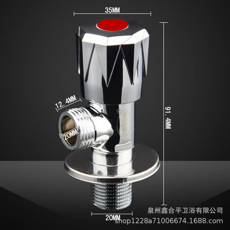 メーカー三角バルブ、全銅製厚肉アングルバルブ、給湯器・トイレ用ユニバーサル給水バルブ、バルコニー家庭用ガンメタルグレーアングルバルブ|undefined
