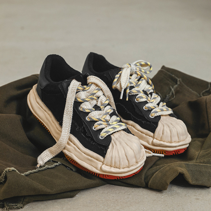 老爹鞋男女三原康裕贝壳头溶解鞋韩版运动2024年新款mmy网红