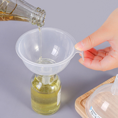 NAKAYA Japanese funnel household kitchen supplies transparent plastic 2-pack funnel