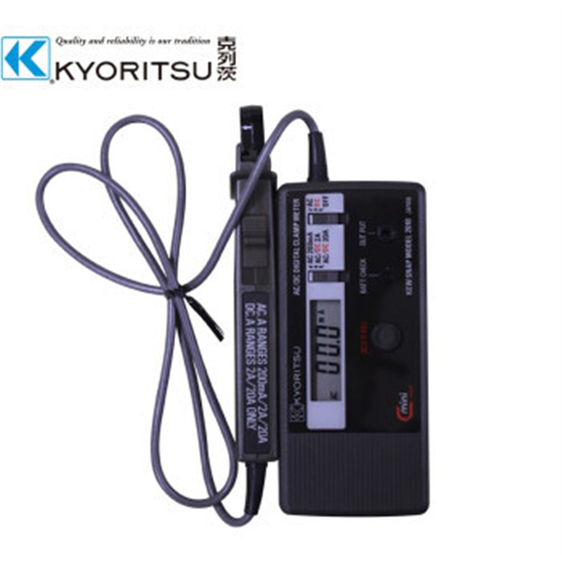 克列茨KYORITSU 钳形电流表 KEW2010 小型交直流钳形表200m/2/20A