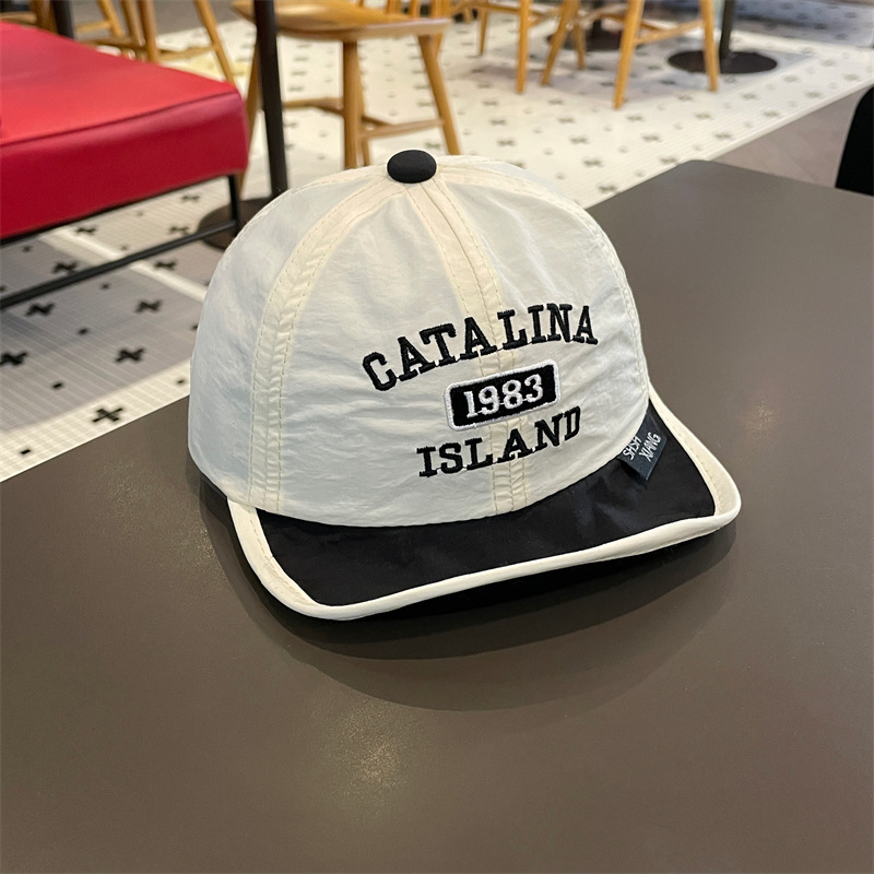 Sombreros de secado rápido para bebés sombreros de verano delgados sombreros de boca de pato sombreros de bebés pequeños sombreros de béisbol para niños y niñas sombreros de sol