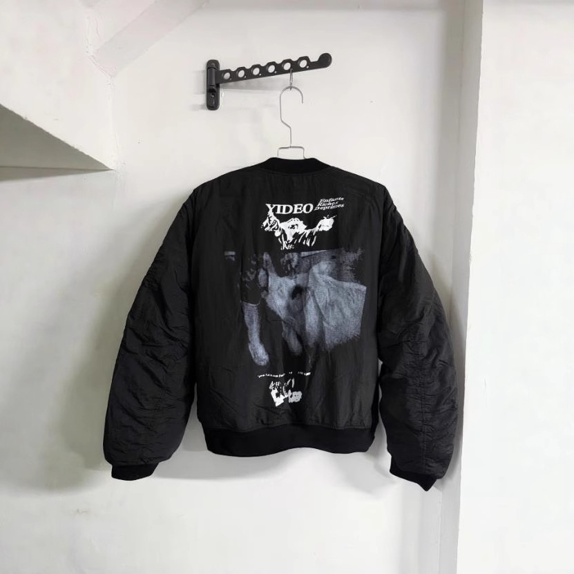 Print On The Back, Loose-fitting Casual Versatile Trendy Jacket, Unisex Style_voghion.com
