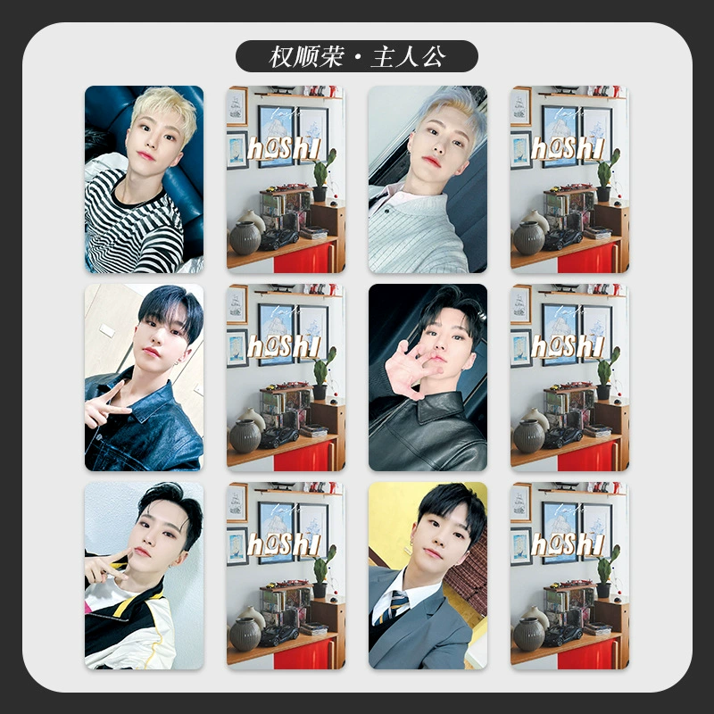 K-pop mini photo card set (Seventeen style) — 6-photo designs, 30-style collectible cards