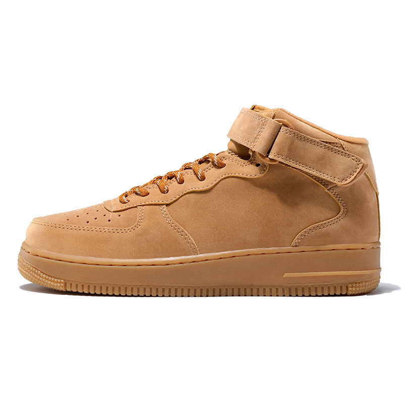 エアフォースワン AF1 ピュアホワイト ロートップ クラシック ウィートカラー 耐久性 オフィススニーカー カジュアル ホワイトシューズ 紳士靴 婦人靴 aj1|undefined