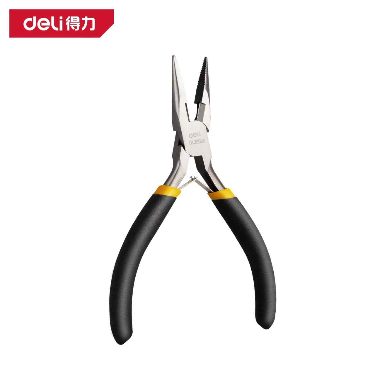 得力迷你型尖嘴钳钢丝钳斜嘴钳弯嘴钳扁嘴钳多功能顶切钳针嘴钳