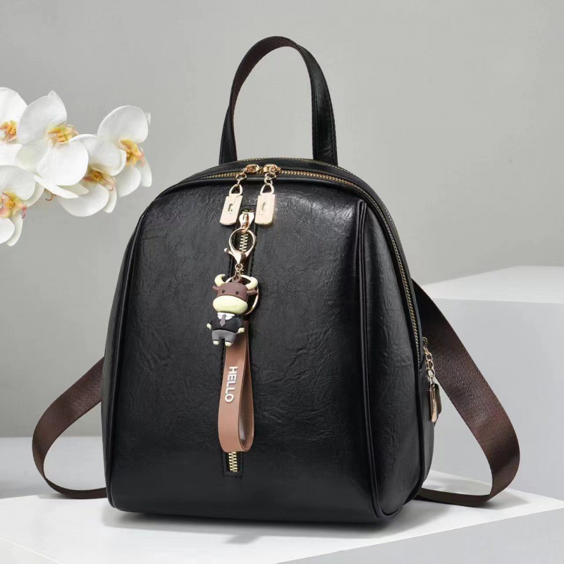 Nueva mujer hombro de cuero suave viaje mochila pequeña mochila de gran capacidad madre mochila bolsas
