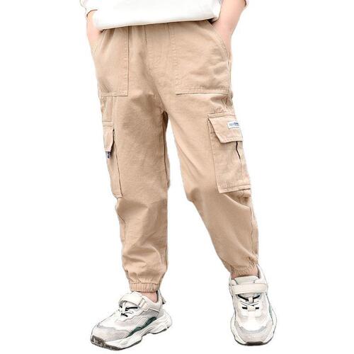 Boys' Long Pants  New Model Medium & Large Kids Casual Pants Spring & Autumn Boys' Work Pants Loose Children's Pants Fashion