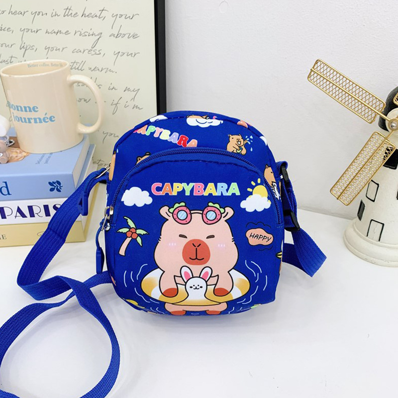 Kapibala nuevo bolso para niños bolso de hombro para niña coreana bolso de mensajero para niños y niñas de dibujos animados casual ligero