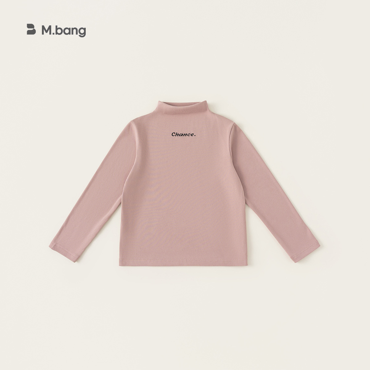 Youbao ropa para niños camisa de fondo de cuello medio alto para niños otoño e invierno nuevo top de manga larga para niñas camiseta interior de niño de color sólido