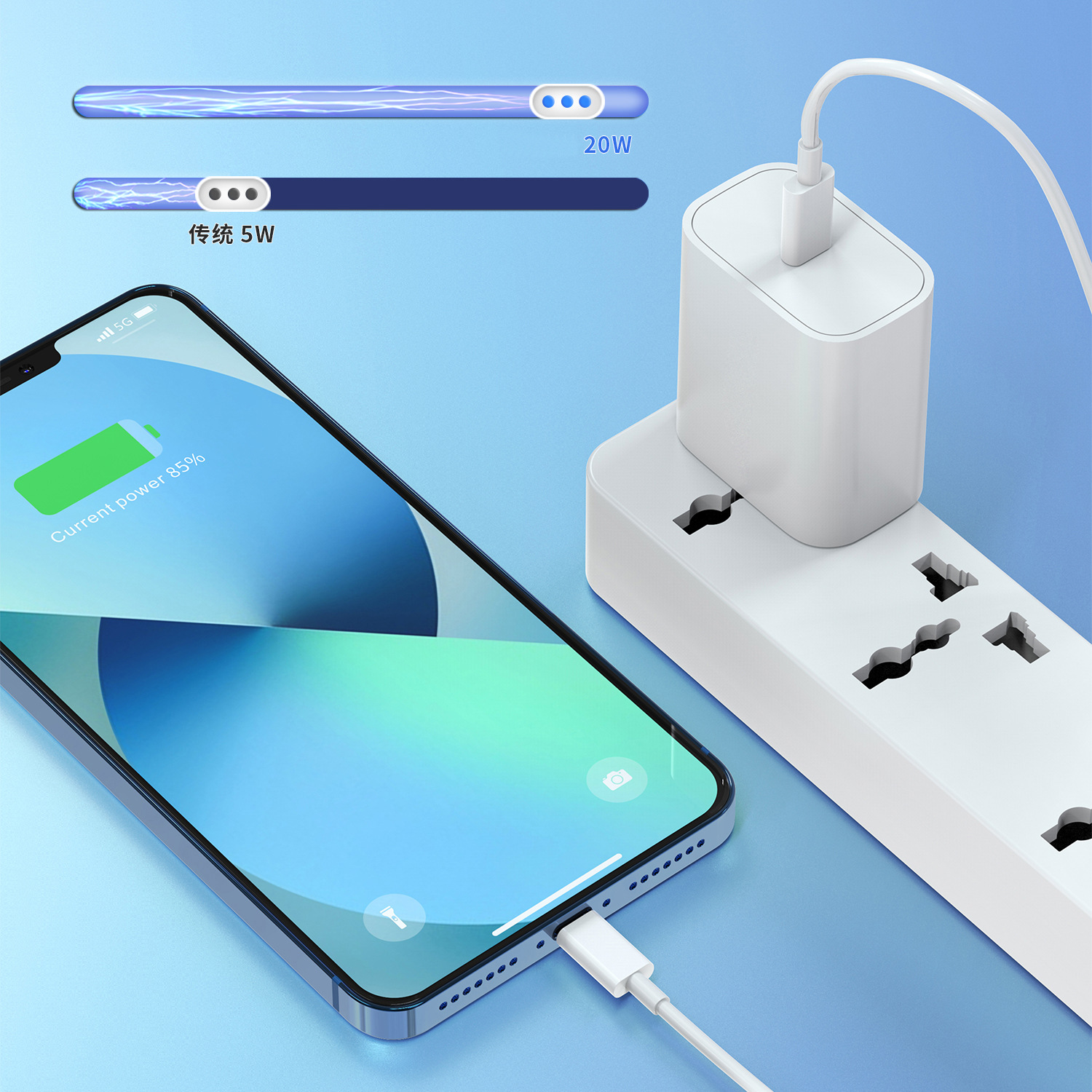 iPhone 15/14/13/12/Pro/X uyumlu veri kablosu 20W/30W/66W PD hızlı şarj cihazı