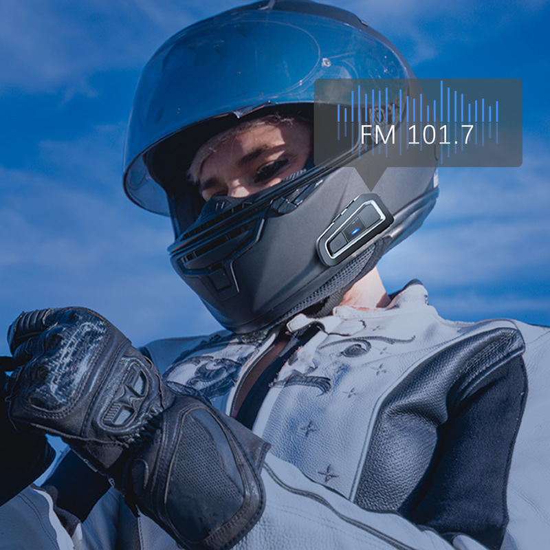 ヘルメットブルートゥースインターホンヘッドフォンオートバイのヘルメットのTK-X2ヘルメットのヘッドフォンインターホン防水ノイズ除去距離|undefined