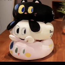 网红款长条护脖U形枕软萌可爱头部靠枕大眼动物卡通午休趴睡枕头