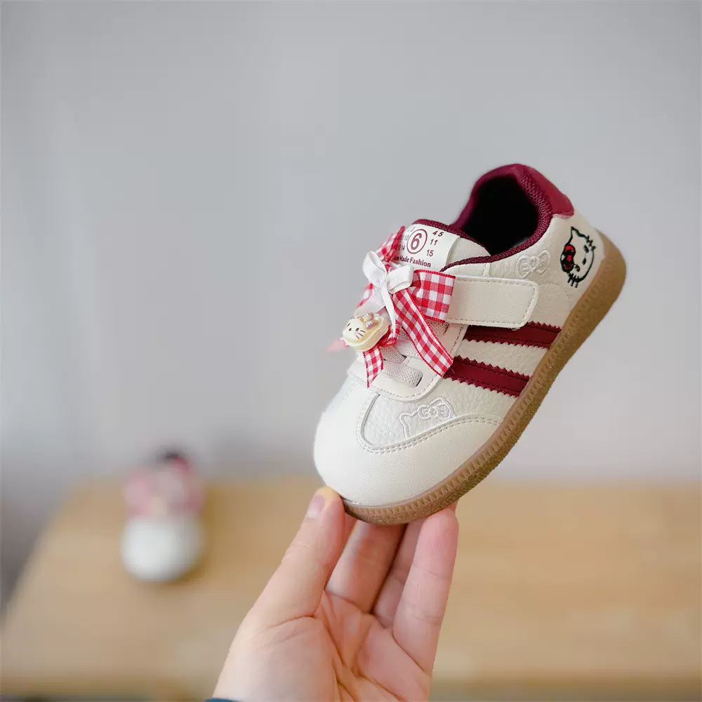 2026年春季新款童鞋小女孩甜美蝴蝶结运动休闲鞋韩版百搭女童板鞋