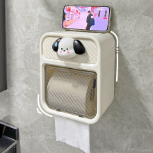 卫生间纸巾盒壁挂式免打孔防水厕纸盒创意厕所浴室卷纸收纳置物架