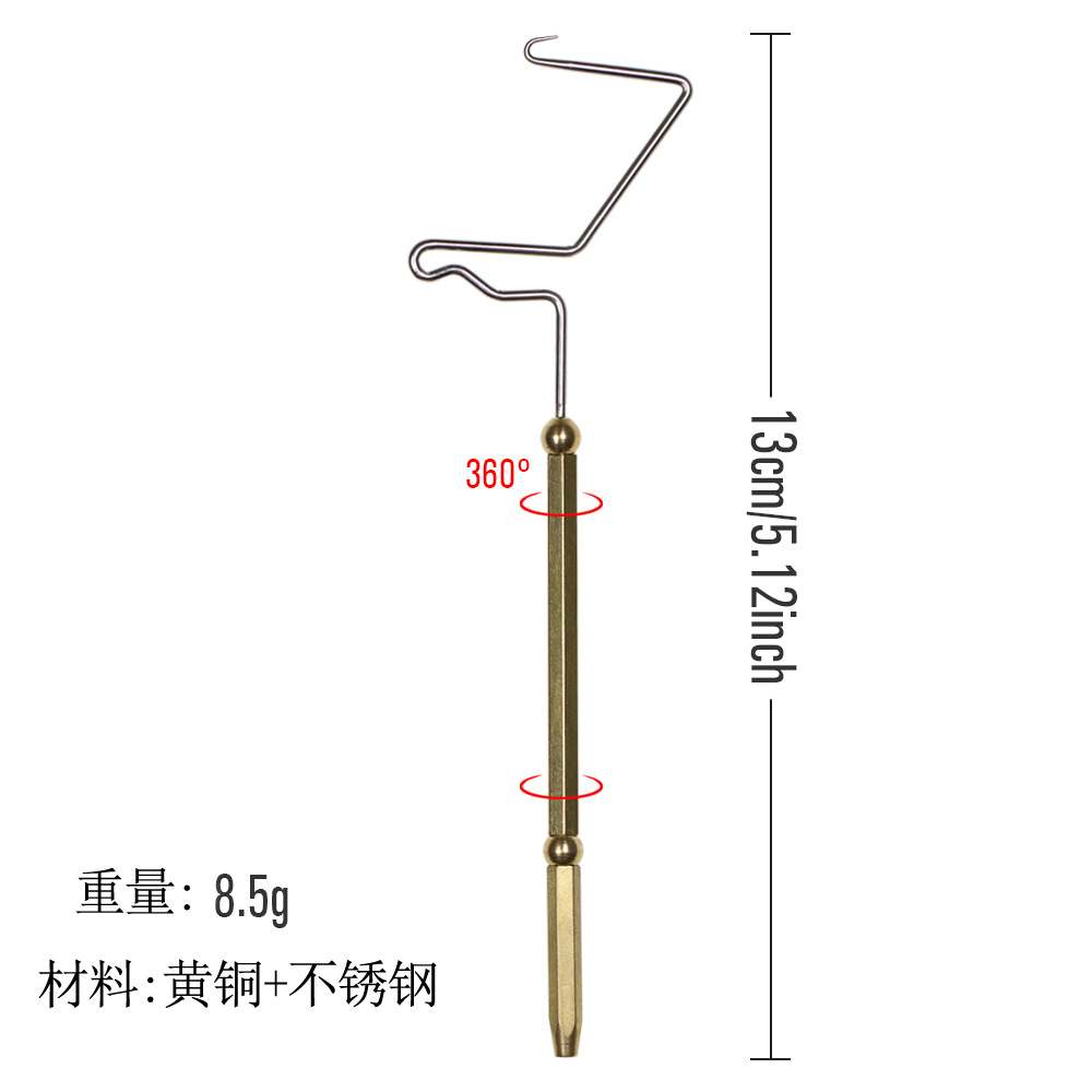 Venta al por mayor alicates mosca gancho mesa de encuadernación herramienta giratoria traje luya cebo herramienta de encuadernación suministro transfronterizo