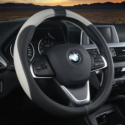 supplies wholesale, Steering wheel cover - black-gray-38cm