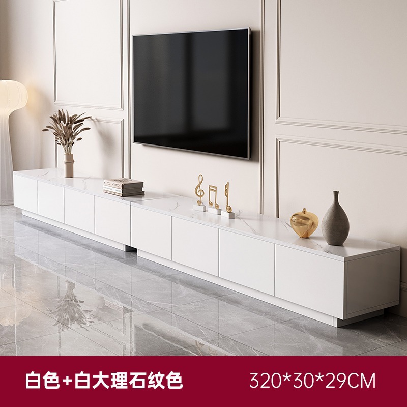 TV gabinete simple sala de estar moderna casa pequeño apartamento piso mesa nueva luz de lujo minimalista imitación roca placa TV gabinete