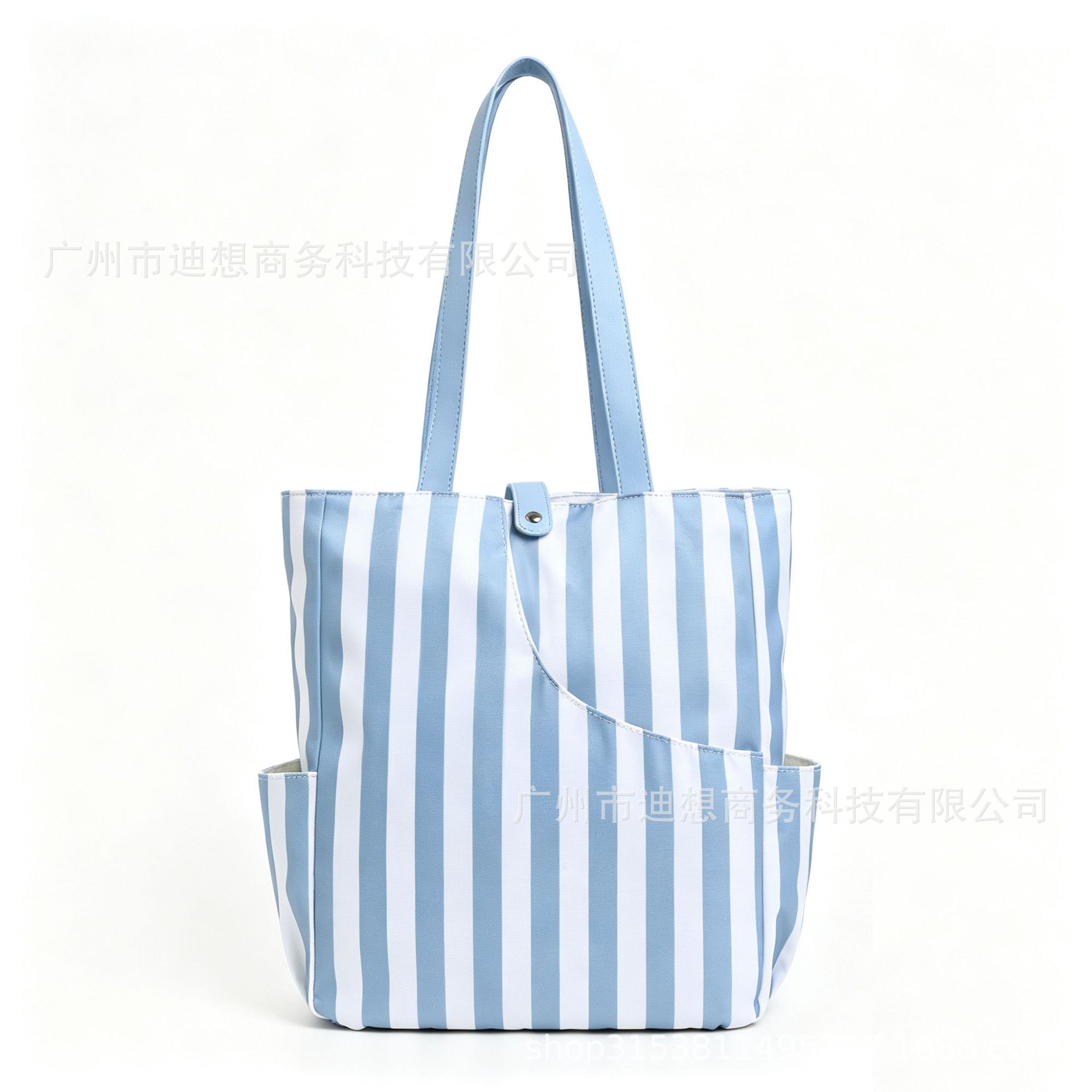 Blue pickleball racket bag, outdoor sports storage bag, stylish design, large capacity, suitable for women, can be carried as a backpack or shoulder bag, badminton racket bag