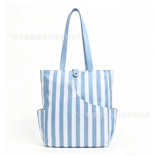 Blue pickleball racket bag, outdoor sports storage bag, stylish design, large capacity, suitable for women, can be carried as a backpack or shoulder bag, badminton racket bag