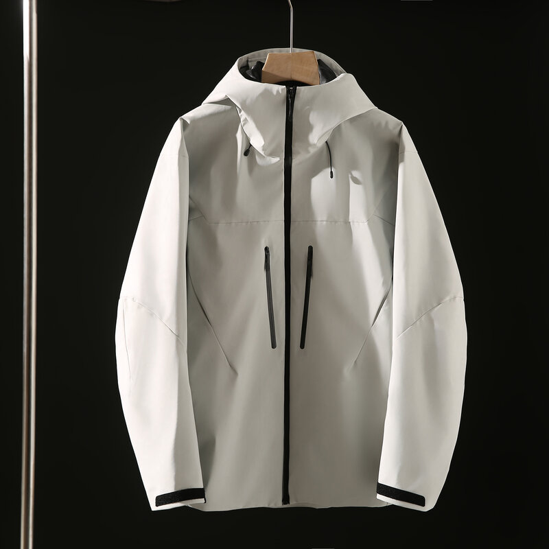 Men's Clothing jacket outdoor single layer three proof outdoor windproof and waterproof jacket _voghion.com