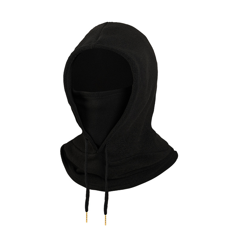 Otoño y invierno al aire libre camuflaje de terciopelo calentamiento sombrero guisante para hombres y mujeres máscara de terciopelo a prueba de viento y frío