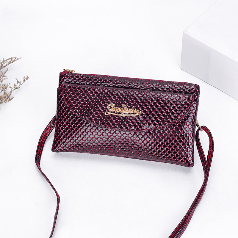 middle aged women's one shoulder twin messenger bag street stall night market vegetable market shopping coin purse running around_voghion.com