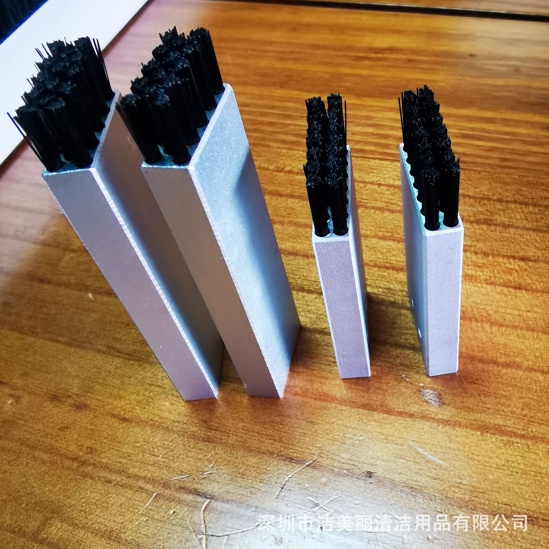 深圳毛刷加工 铝合金植毛小毛刷