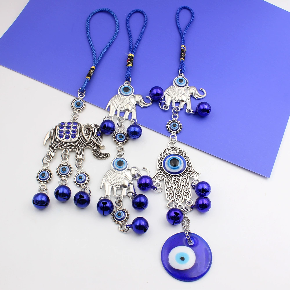 Украшения Le Couple Турецкие голубые глаза Украшения для дома Дерево жизни Глаз дьявола Украшения в виде колокольчика