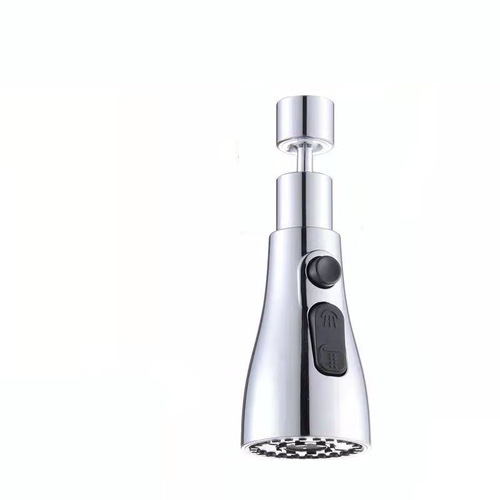 Cross-border kitchen faucet universal extender multi-function with scraper and wash water pull-out sink splash-proof nozzle