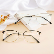 大視野近視眼鏡男輻射眼鏡平光無度數時尚商務眼鏡框女士潮