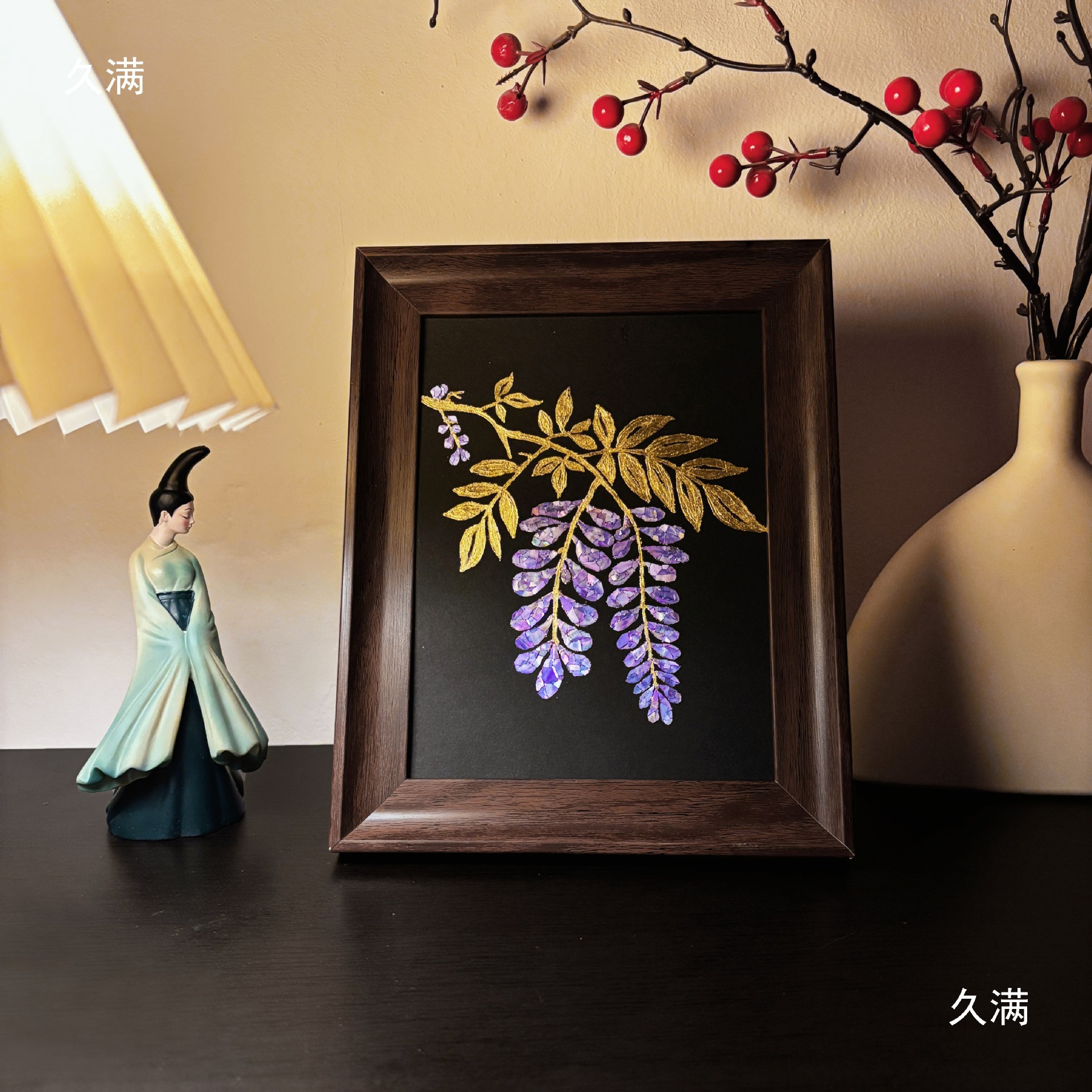 Materials set for friend, DIY, orchid