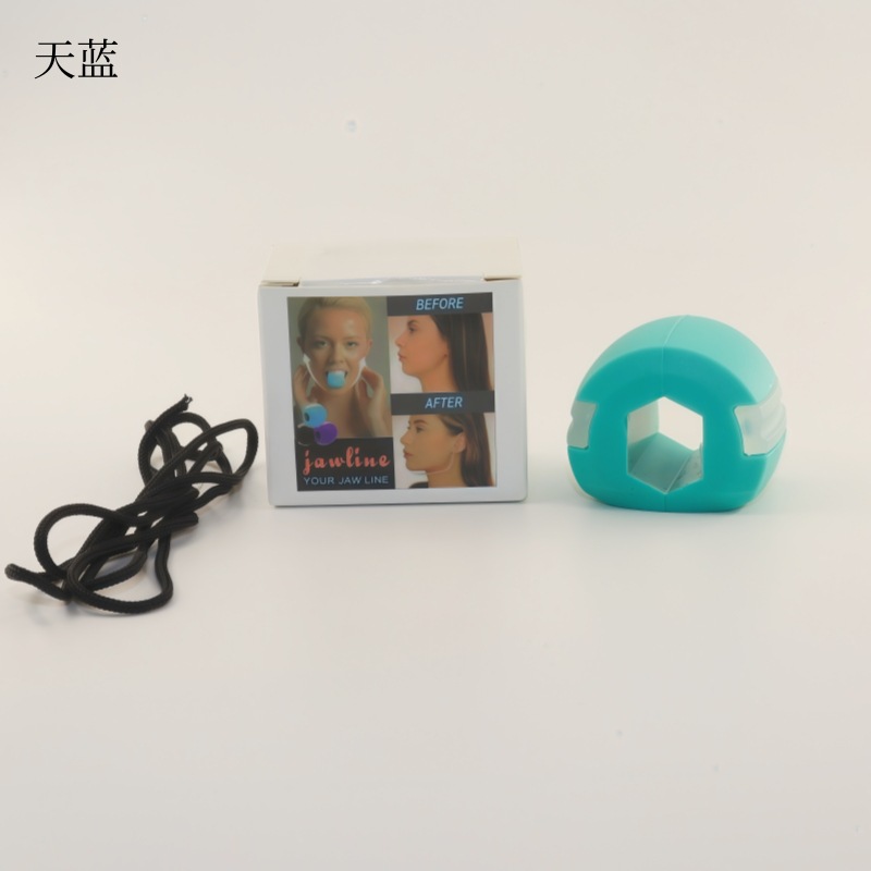 Jawline Exerciser Silicone Jaw Trainer for Facial Muscle Toning and Chewing Fitness Black quality and texture