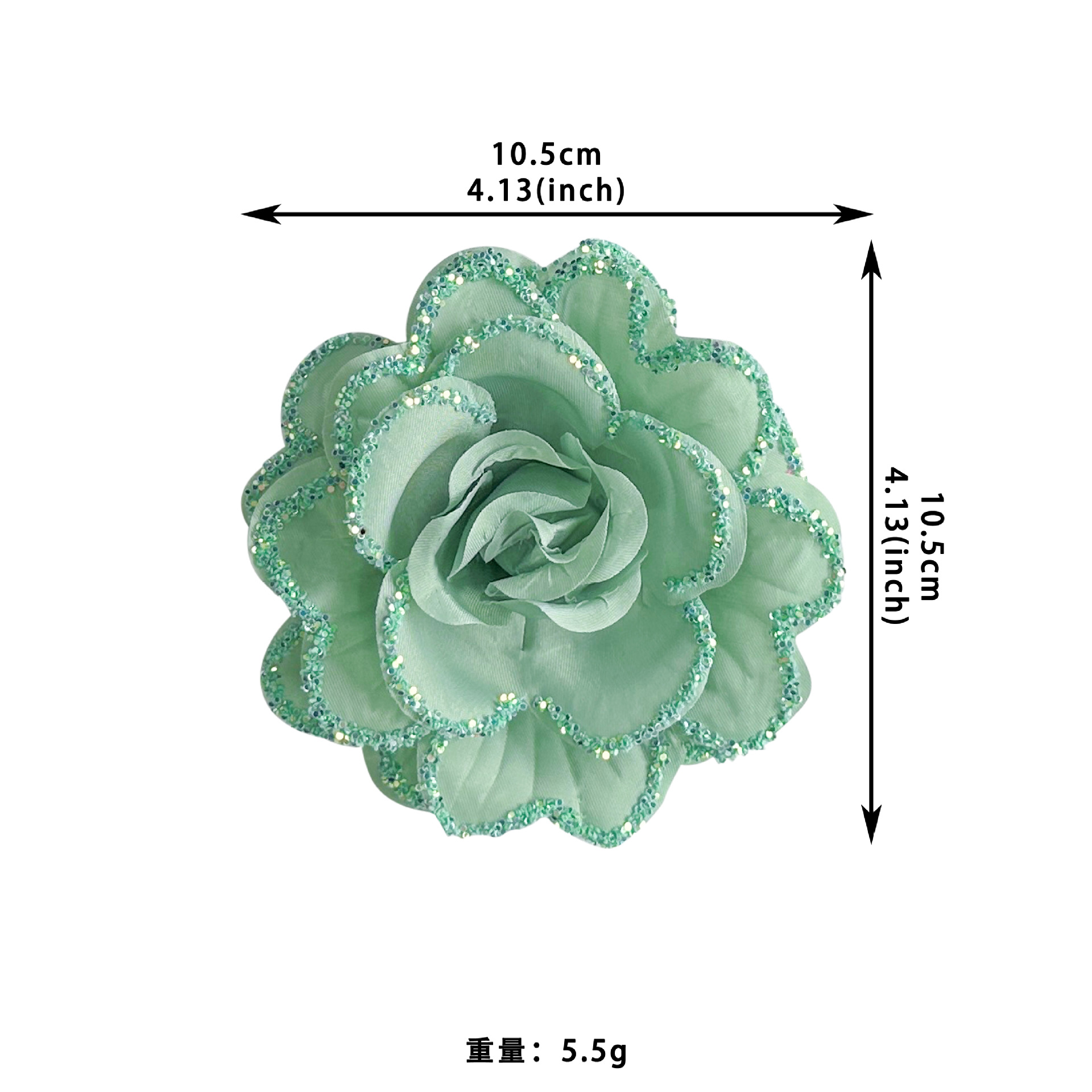 Libu Flash Decoración Vestido de ropa de flor de rosa Decoración del hogar Hecho a mano Decoración de flores pequeñas Tela Flor falsa image 6