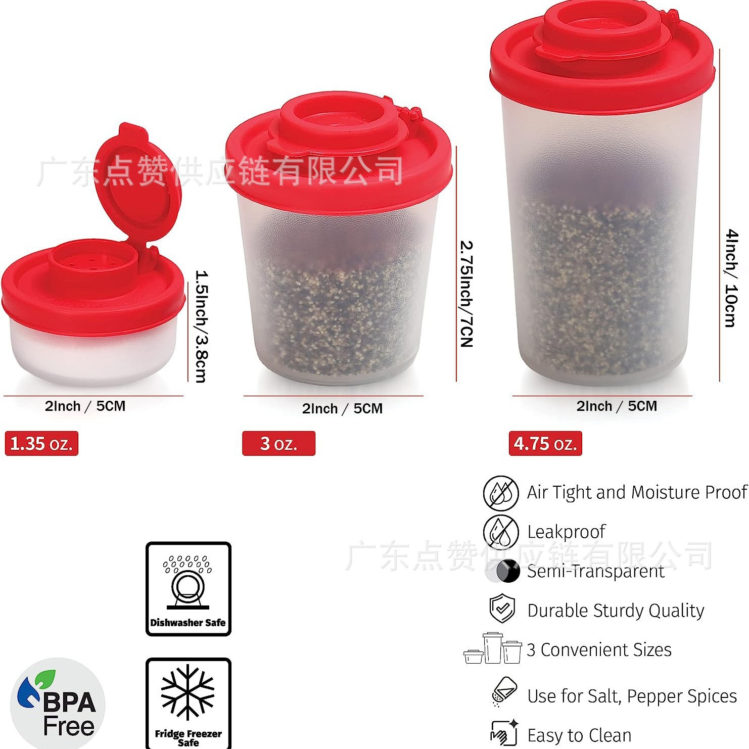 Cocina pequeña mini botella de condimento sal y pepper spice Shaker botella de pimienta sal transfronteriza