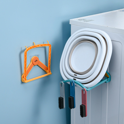 Washbasin rack wall-mounted bathroom bathroom storage basin storage toilet toilet without drilling holes for washbasin rack