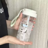 Мультяшное пластиковое милое летнее стекло для начальной школы со стеклом, интернет-селебрити