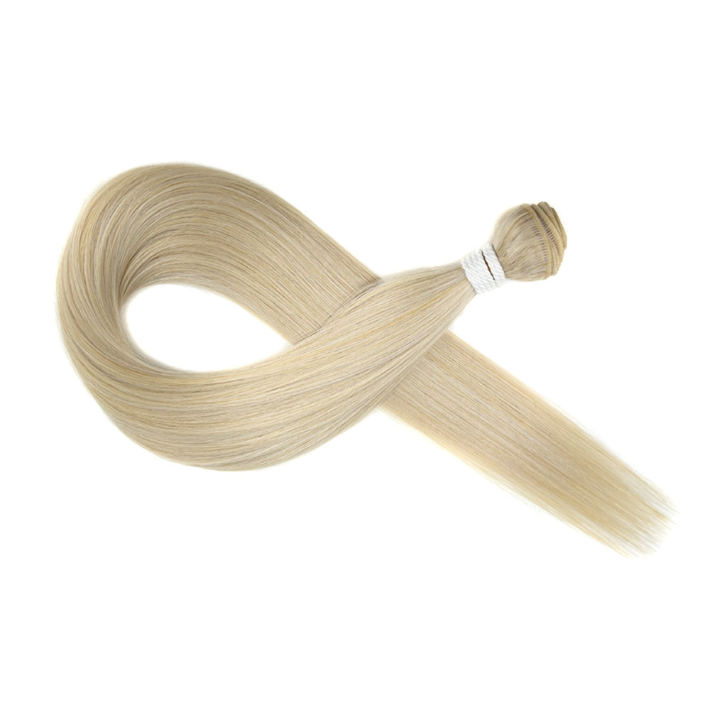 Europa, América y África transfronterizos Synthetic Straight Hair Bundle peluca recta extensión de cabello cortina