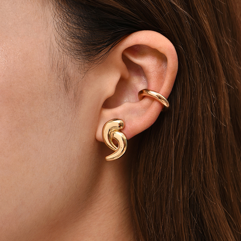 7g Weight Alloy Ear Needle Material Earrings Classification 1 Pair Quantity Casual, Street Occasion Alloy Material Pentagram, Geometric, Heart Shape Pattern All Seasons Season Unisex Gender Polished Finish Plating Design Casual, Commute Style 1 Pair Casual Commute Pentagram Geometric Heart Shape Plating Alloy Earrings 5