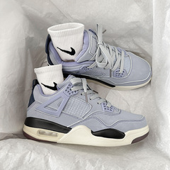 香芋紫小眾春季氣墊慢跑鞋ins風學院潮流情侶跑步鞋chic運動鞋女