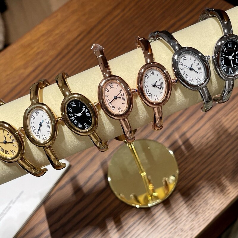 Foreign Trade Hot-Selling Kajia Same Style Watch Women's Bathtub Bracelet Watch Roman Scale Retro High-End Temperament Quartz Watch